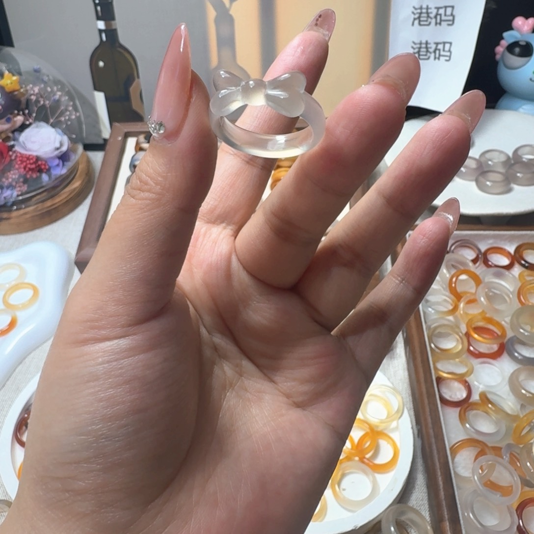 未镶嵌戒指玛瑙/玉髓532港20