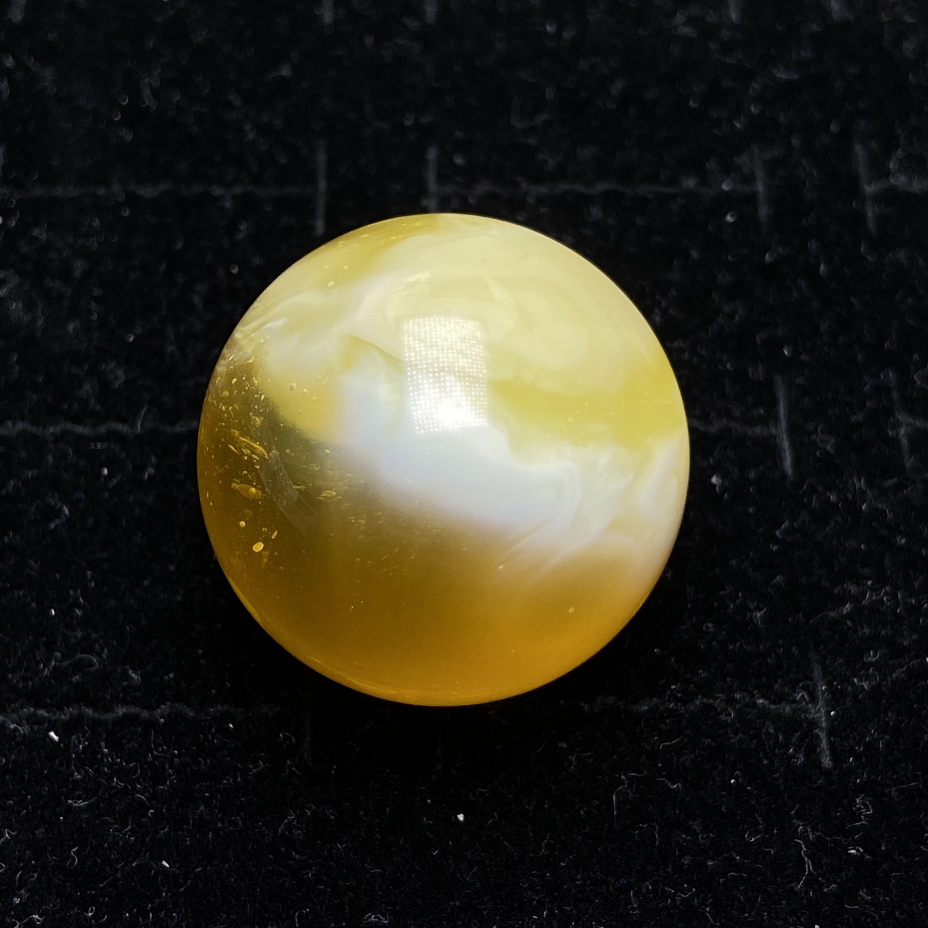 49号【星筠珠宝】29.3mm瓷白意境单珠珠宝玉石