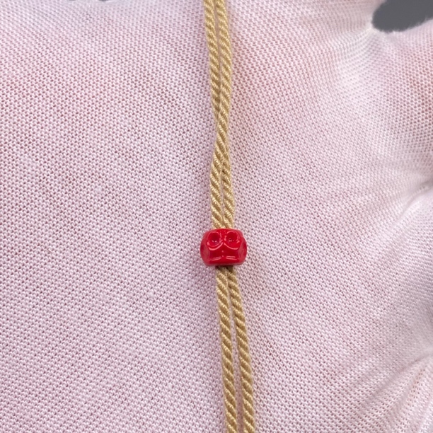 精工红色尸陀林喜主线束5mm左右过1.5双线三通气质百搭纯手工