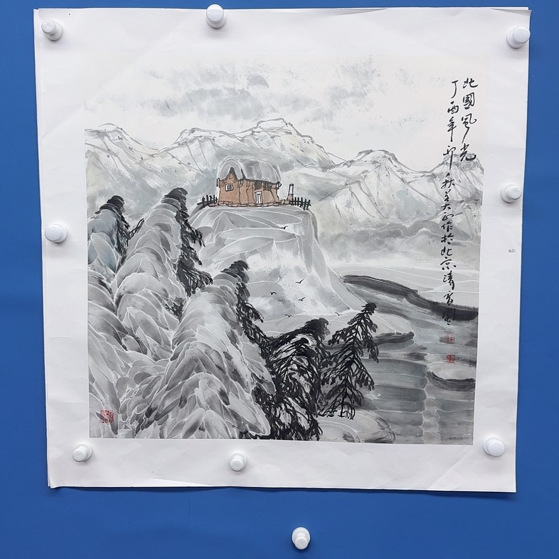 国画多次参加国内外大型
