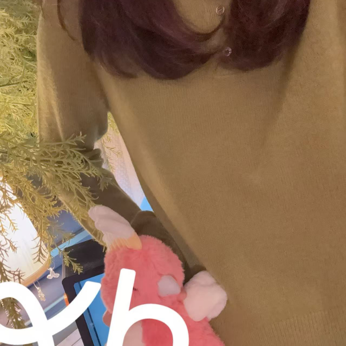 XUHUI-云朵触感 软糯T恤领套头毛衣