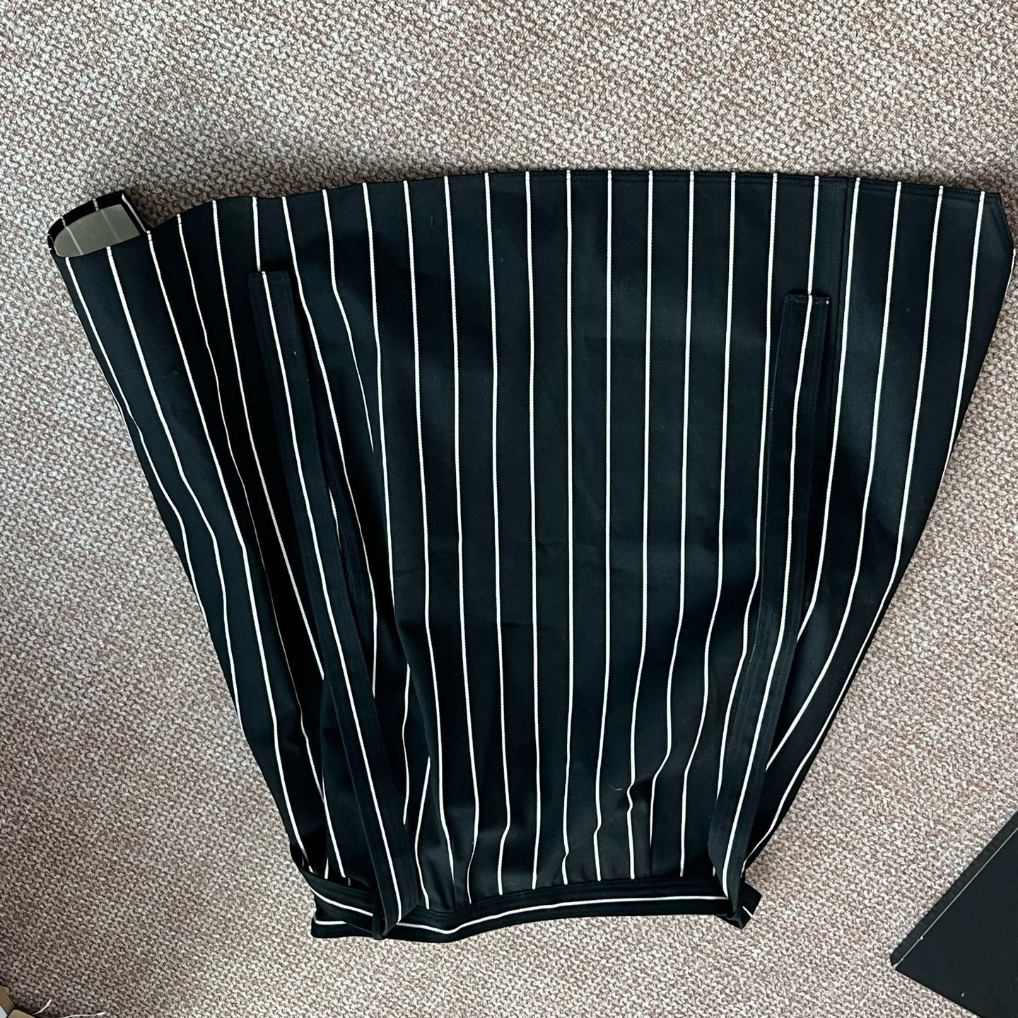 99新 Balenciaga/巴黎世家 A10982 黑白 半身裙 34码 腰围 72 