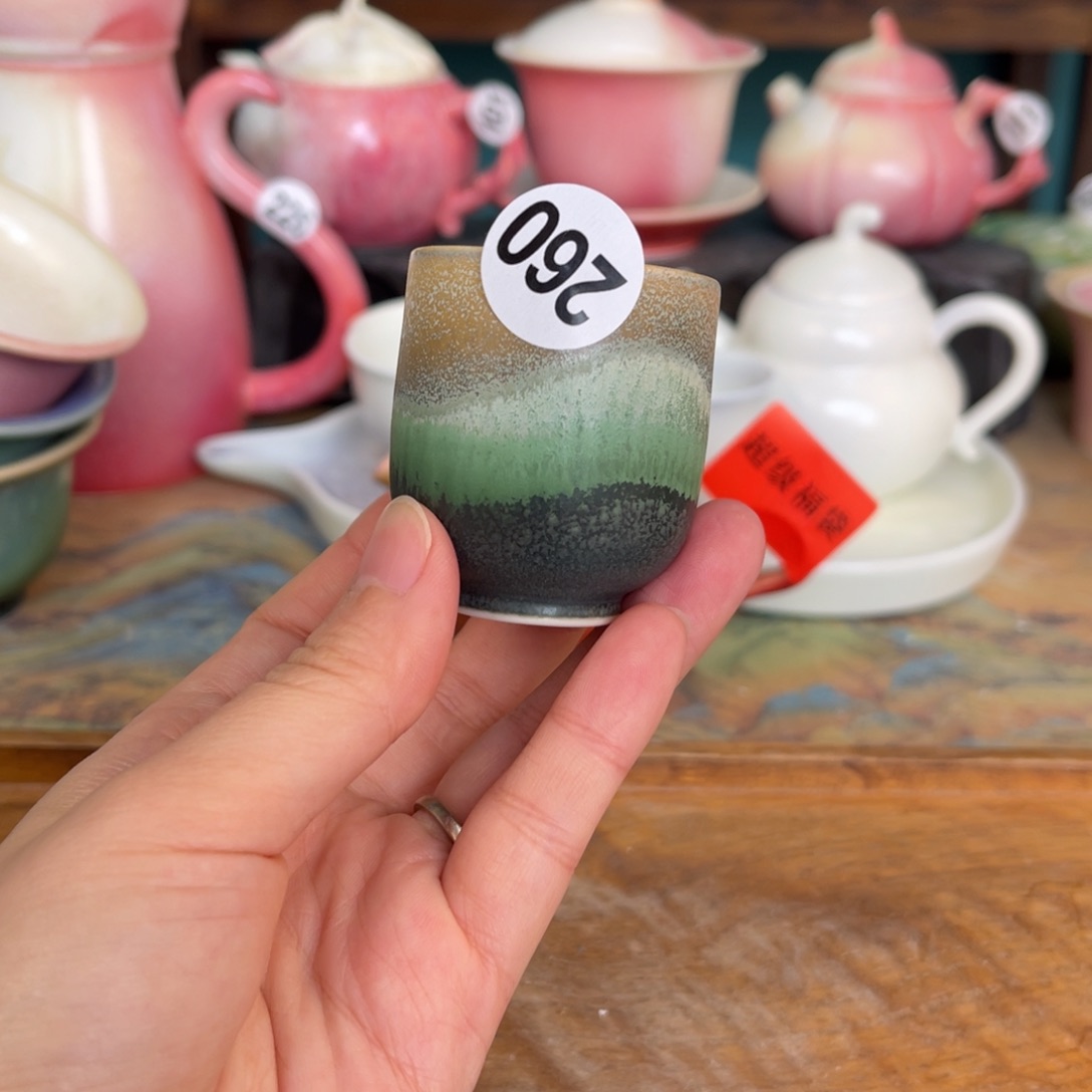 摆件木你陶瓷手工茶器