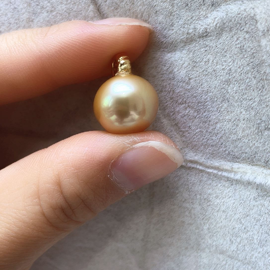 海水珍珠颈饰18K金镶嵌