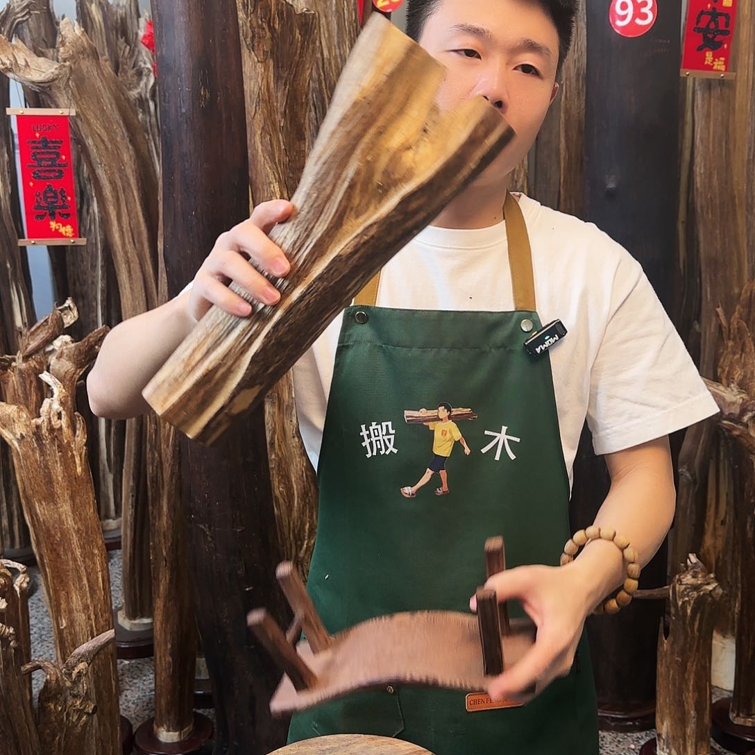沉香摆件沉香原木摆件➕底座
