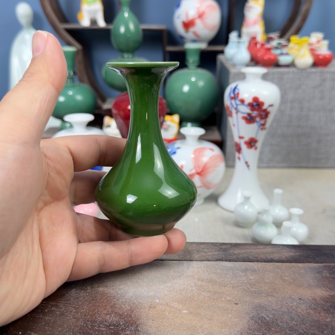 陶瓷手工小花器摆件
