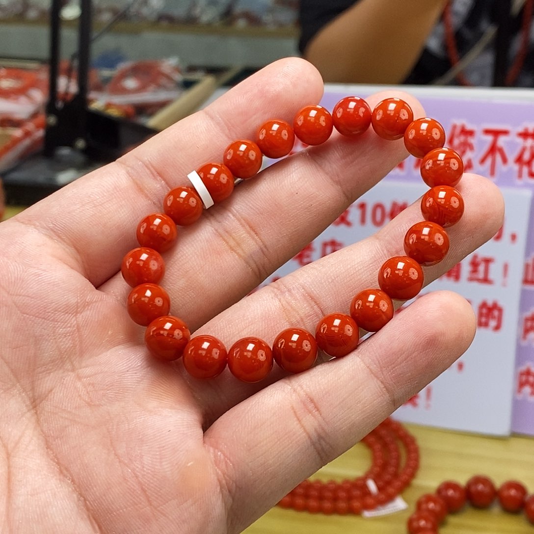 南红玛瑙9mn未镶嵌9mm