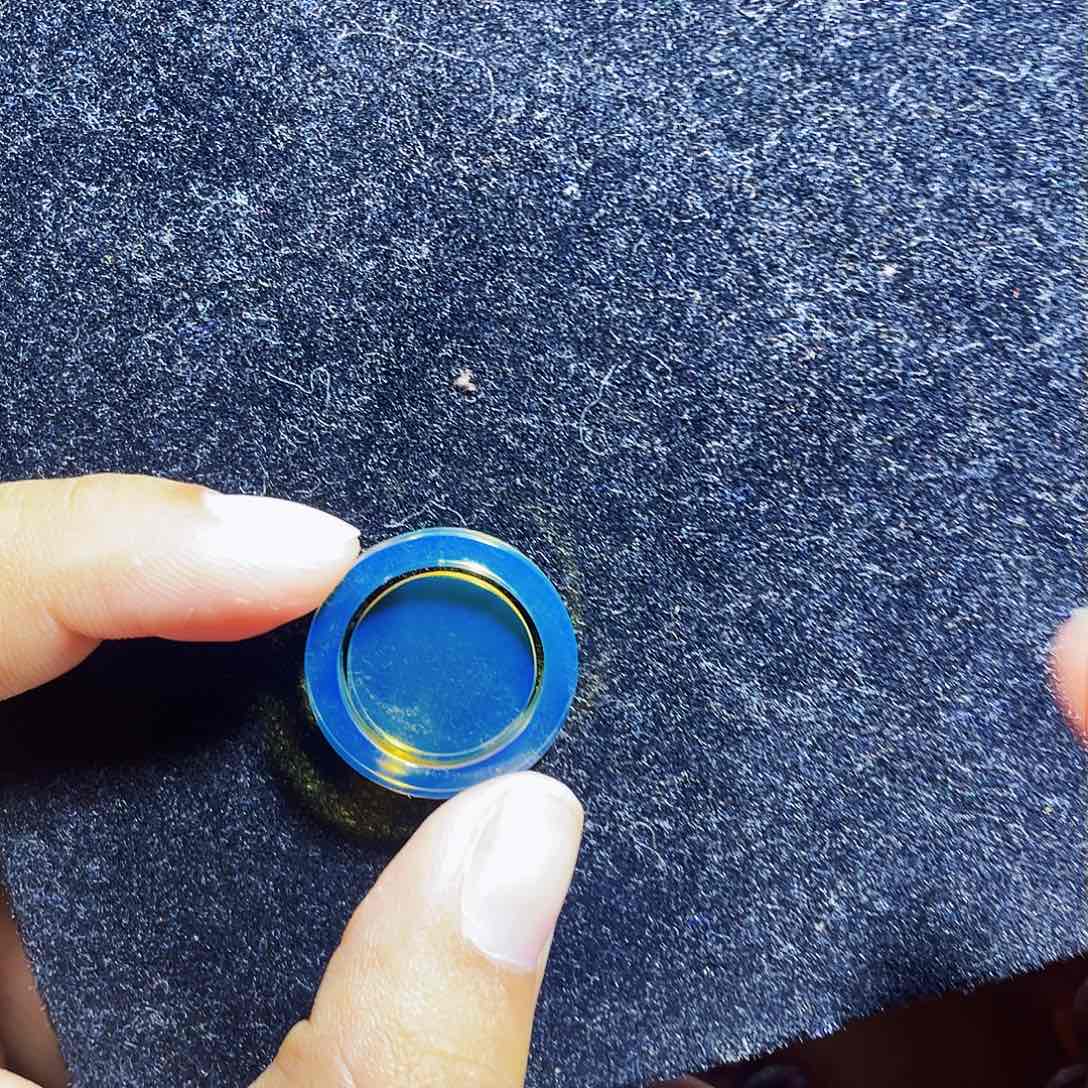 蓝珀裸石未镶嵌指环17加