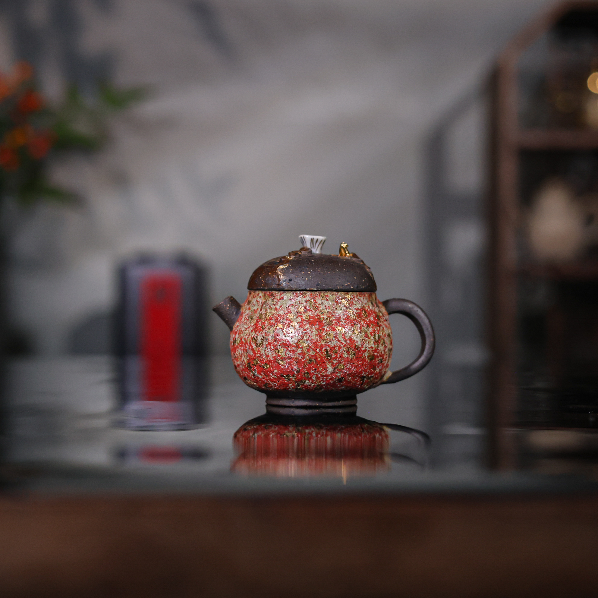 阿茶   红金青莲壶（高越S0569）