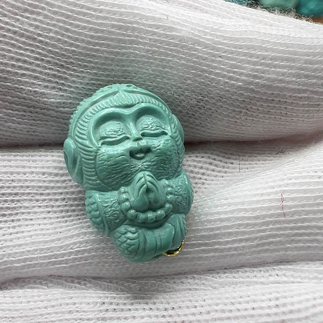 绿松石猴宝宝 未镶嵌