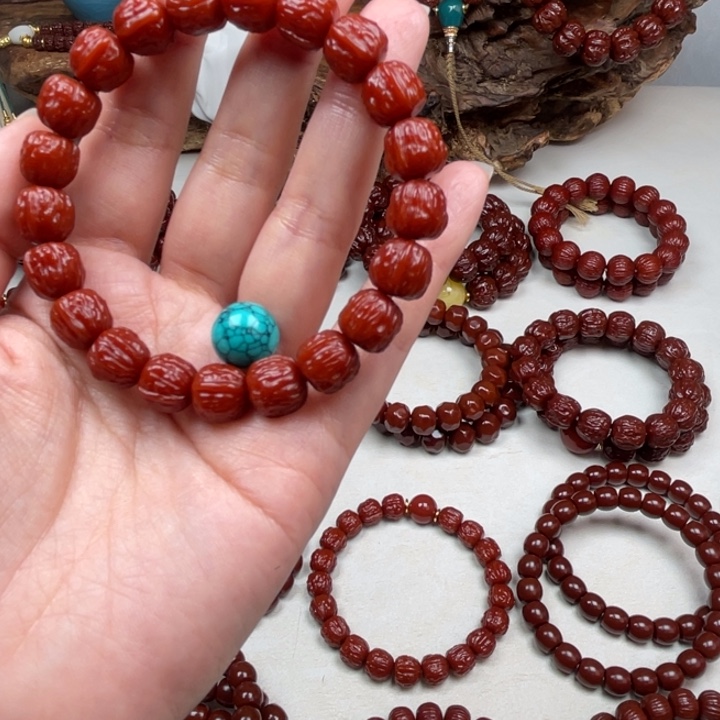 猴头核桃吊坠L蛤蟆头10➕绿