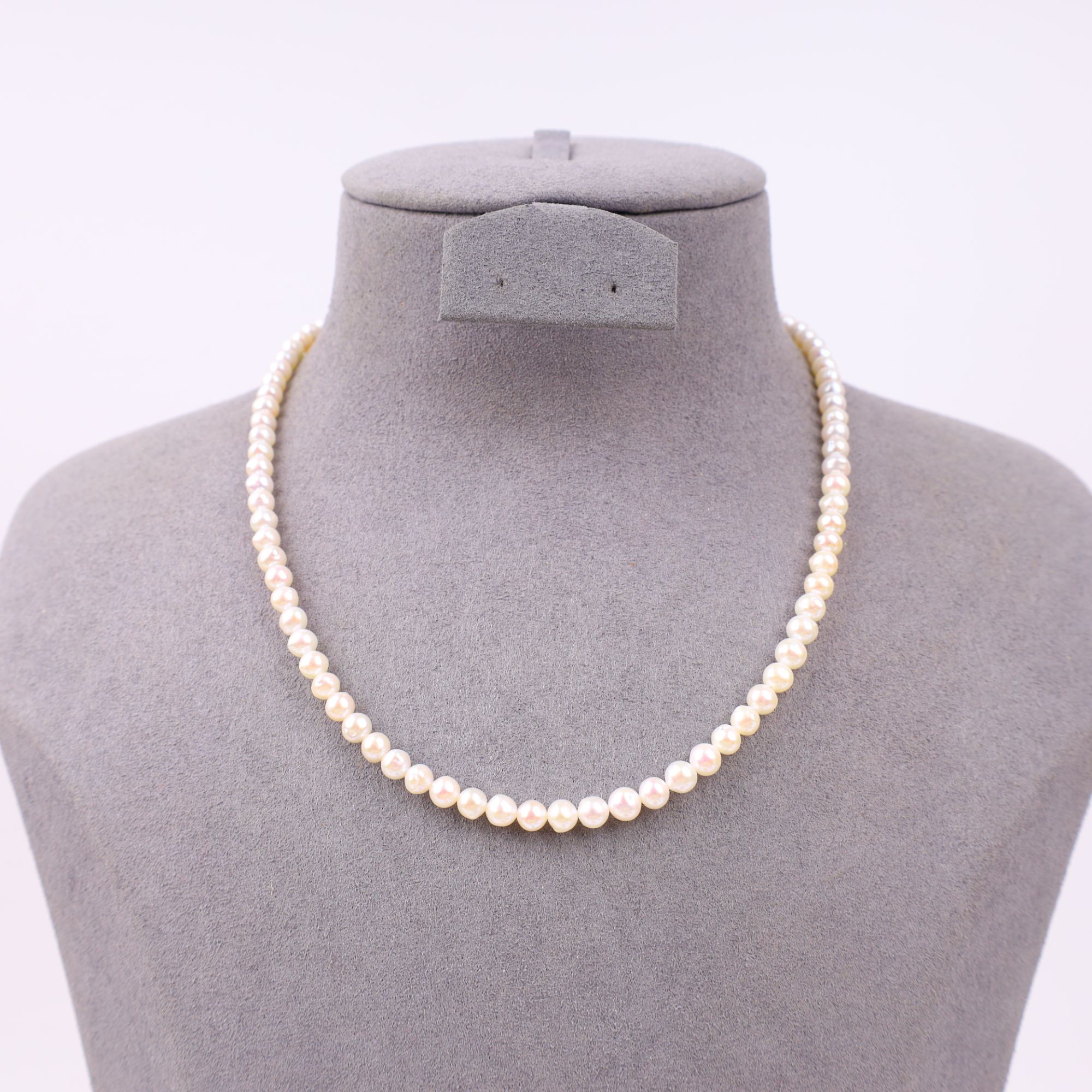 【心如珠宝赐福】珍珠素圈项链 YC1025