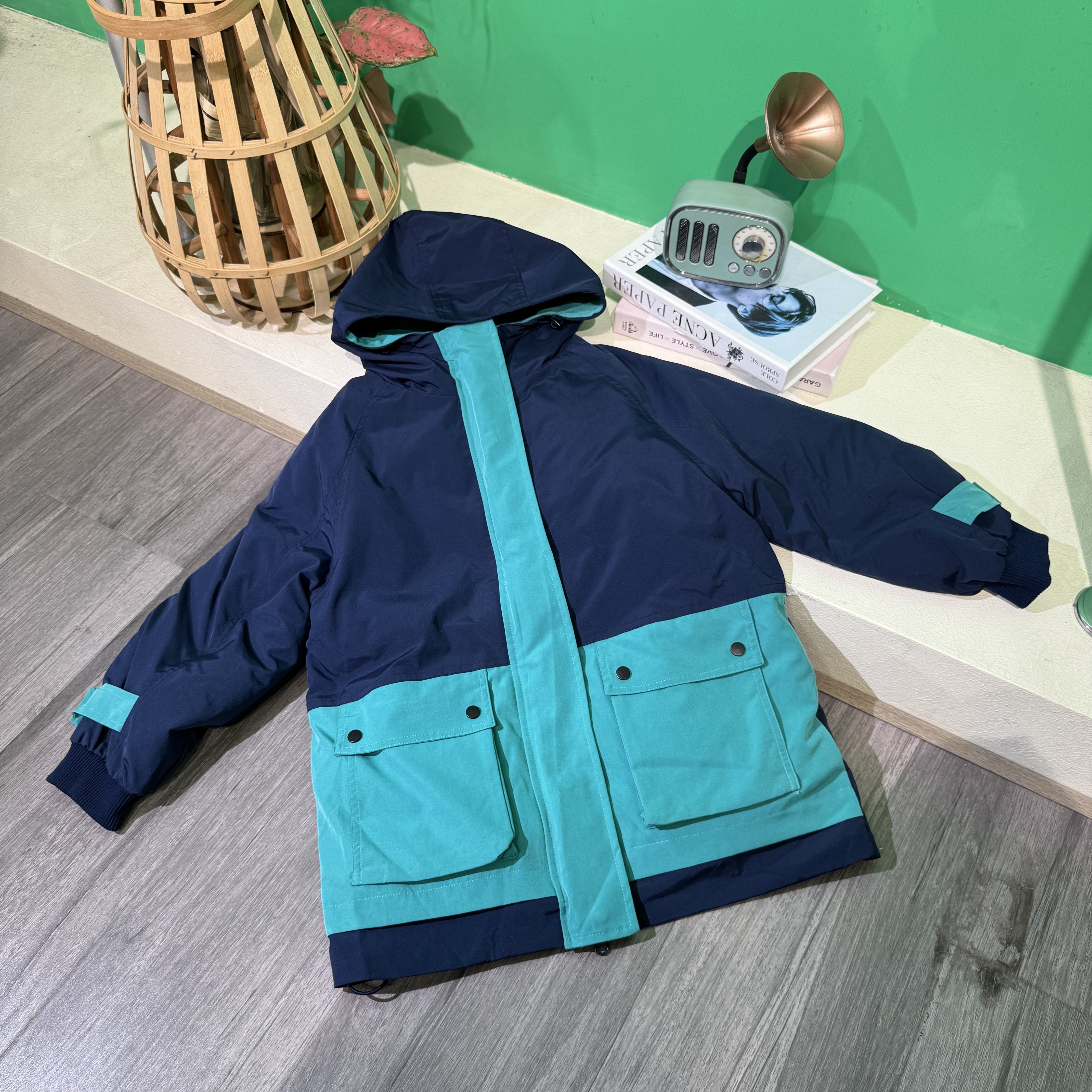 VAN X VAN 万小万品牌 童装白鸭绒羽绒外套WB61346614