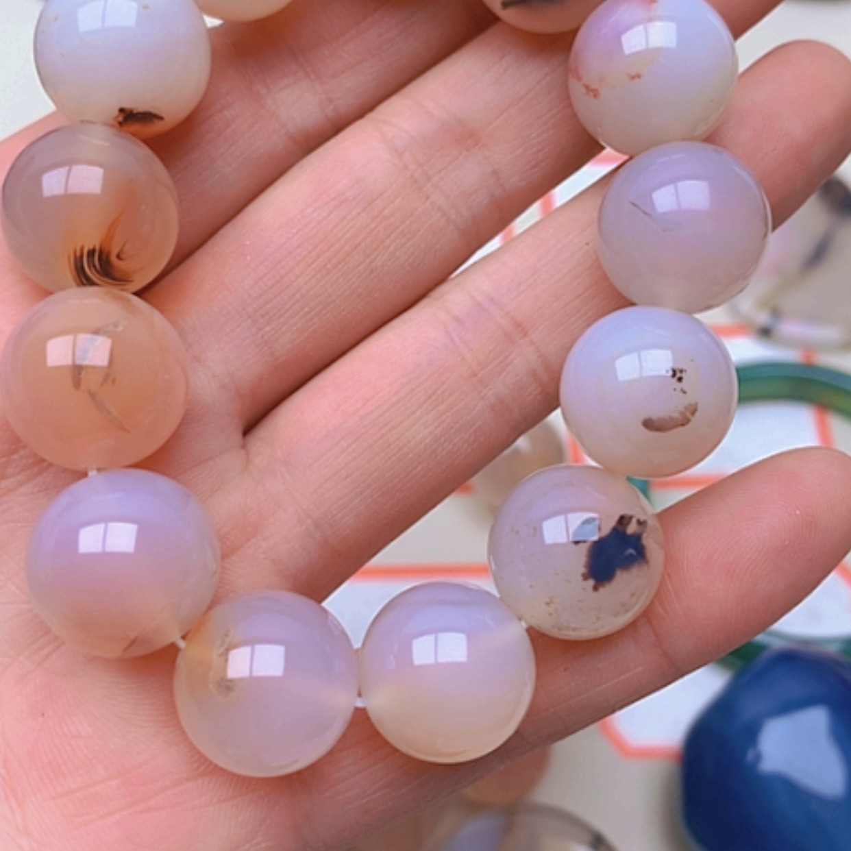 【闪购商品】玛瑙/玉髓珠宝奇石未镶嵌平**-