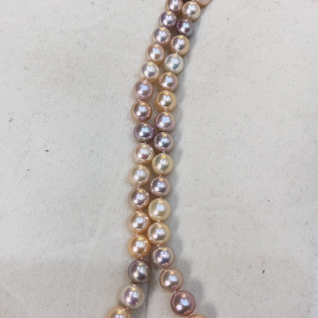 淡水珍珠颈饰银S925镶嵌