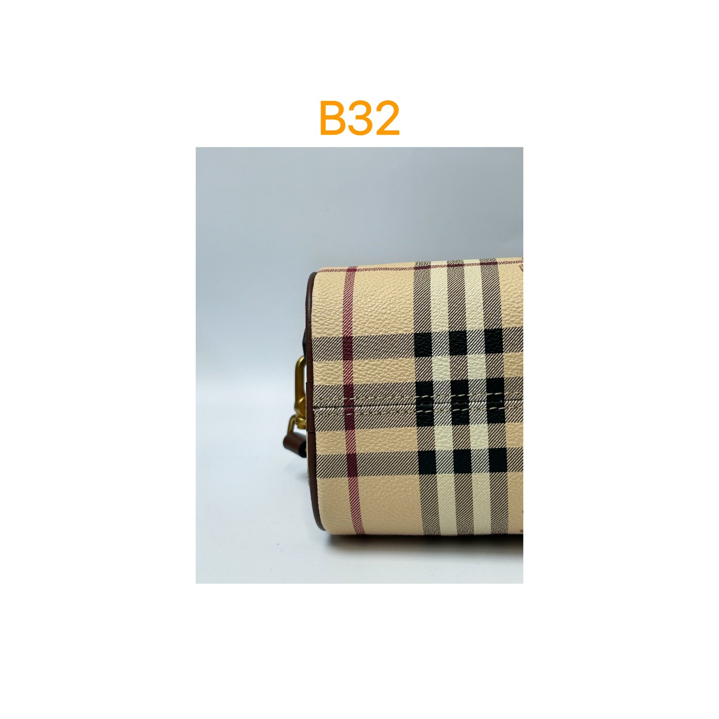 B32 经典格纹休闲百搭枕头包