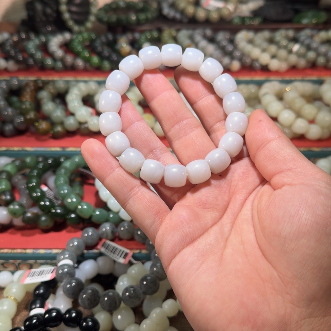 和田玉未镶嵌手链多样性拍一发一