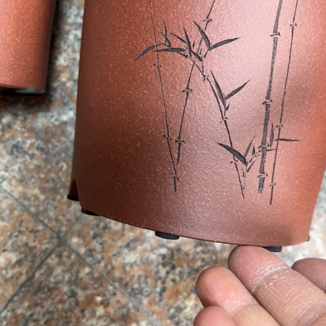 紫砂老*子高温正宗手工花盆