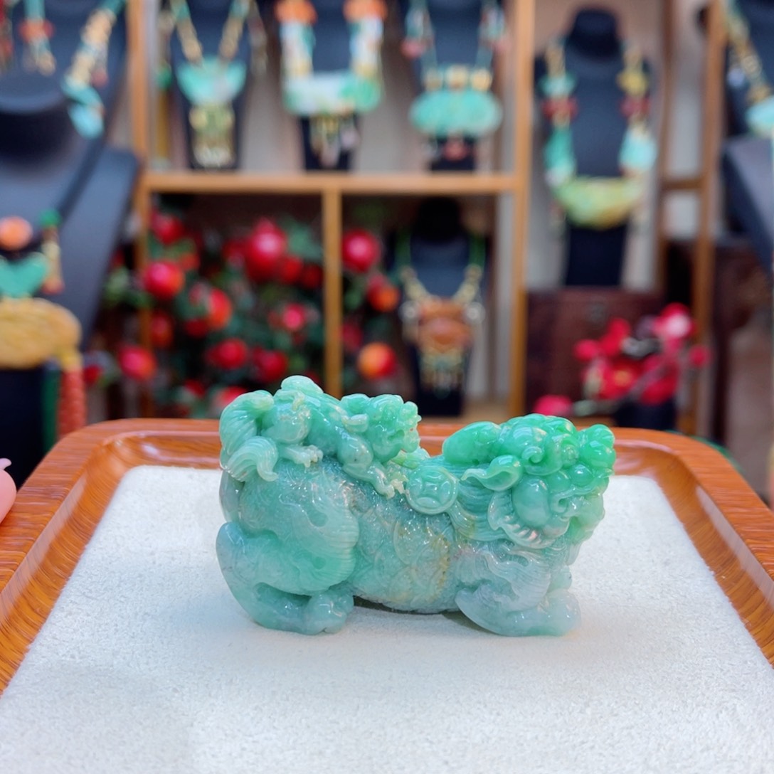 翡翠颈饰未镶嵌48小时鉴赏期