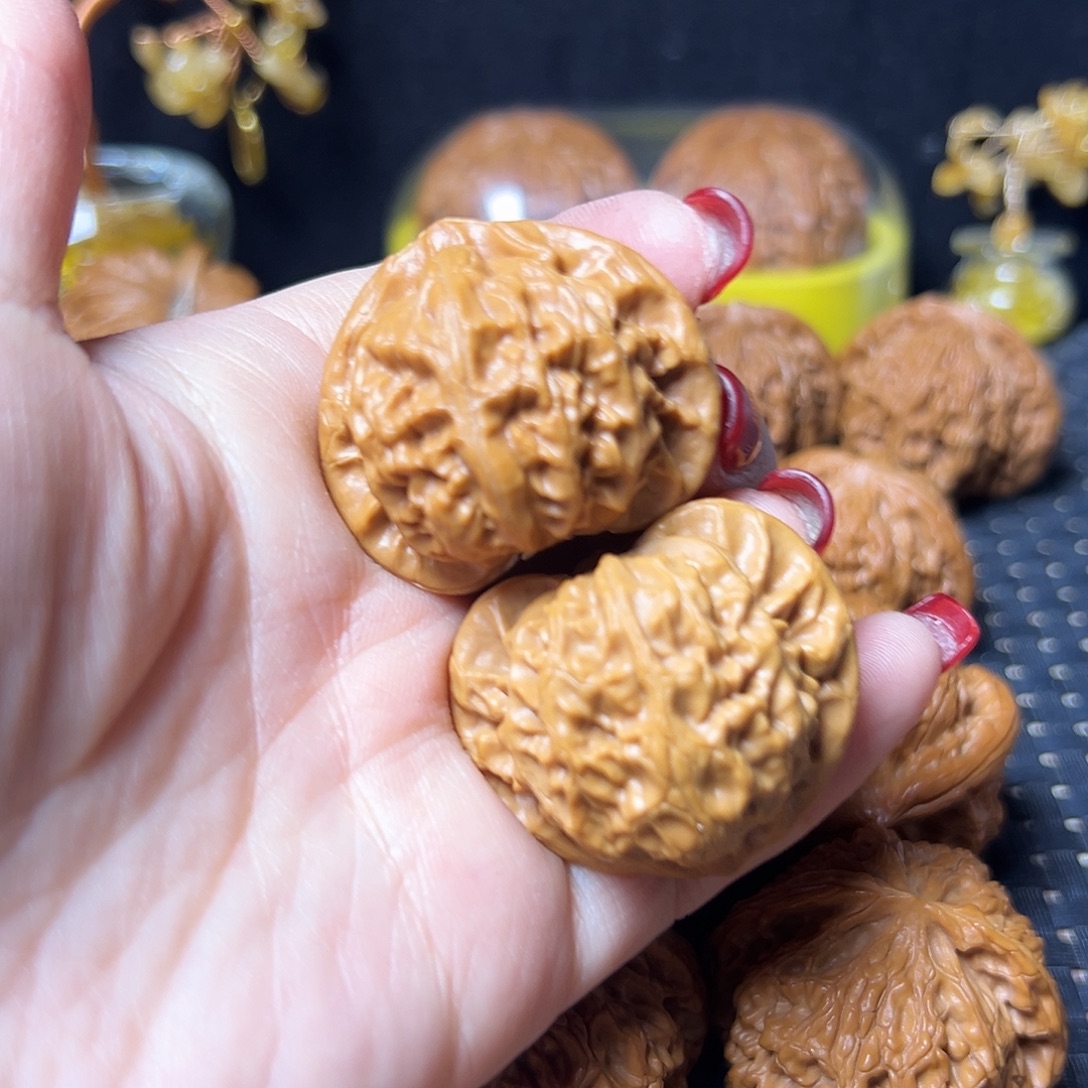 文玩核桃把件38宫灯全