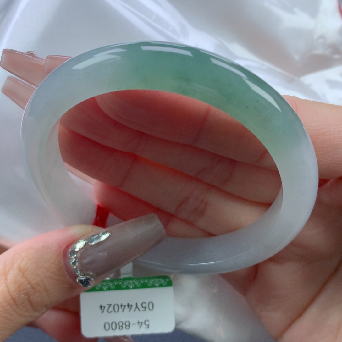 翡翠手镯未镶嵌54.3正圈