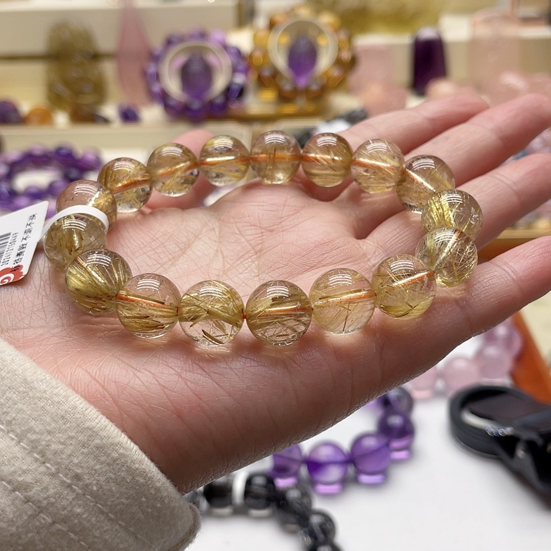 发晶手链未镶嵌钛晶