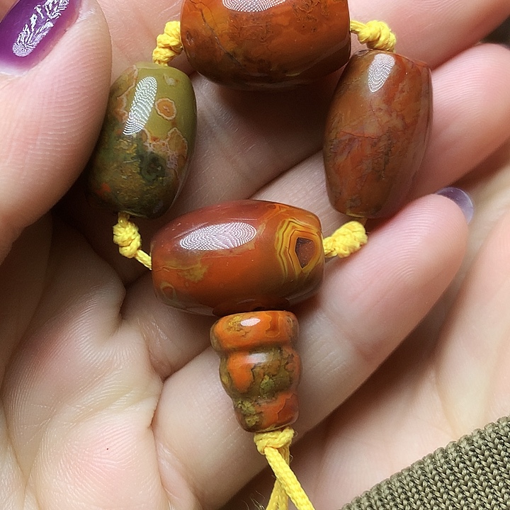 玛瑙/玉髓未镶嵌手链