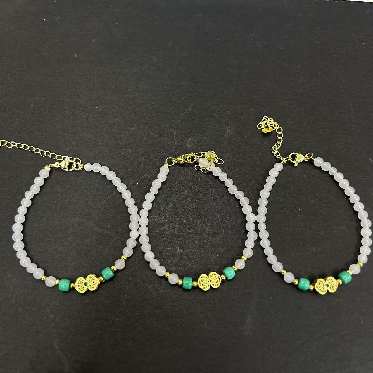 白玉手链4m+（多样性发一件）