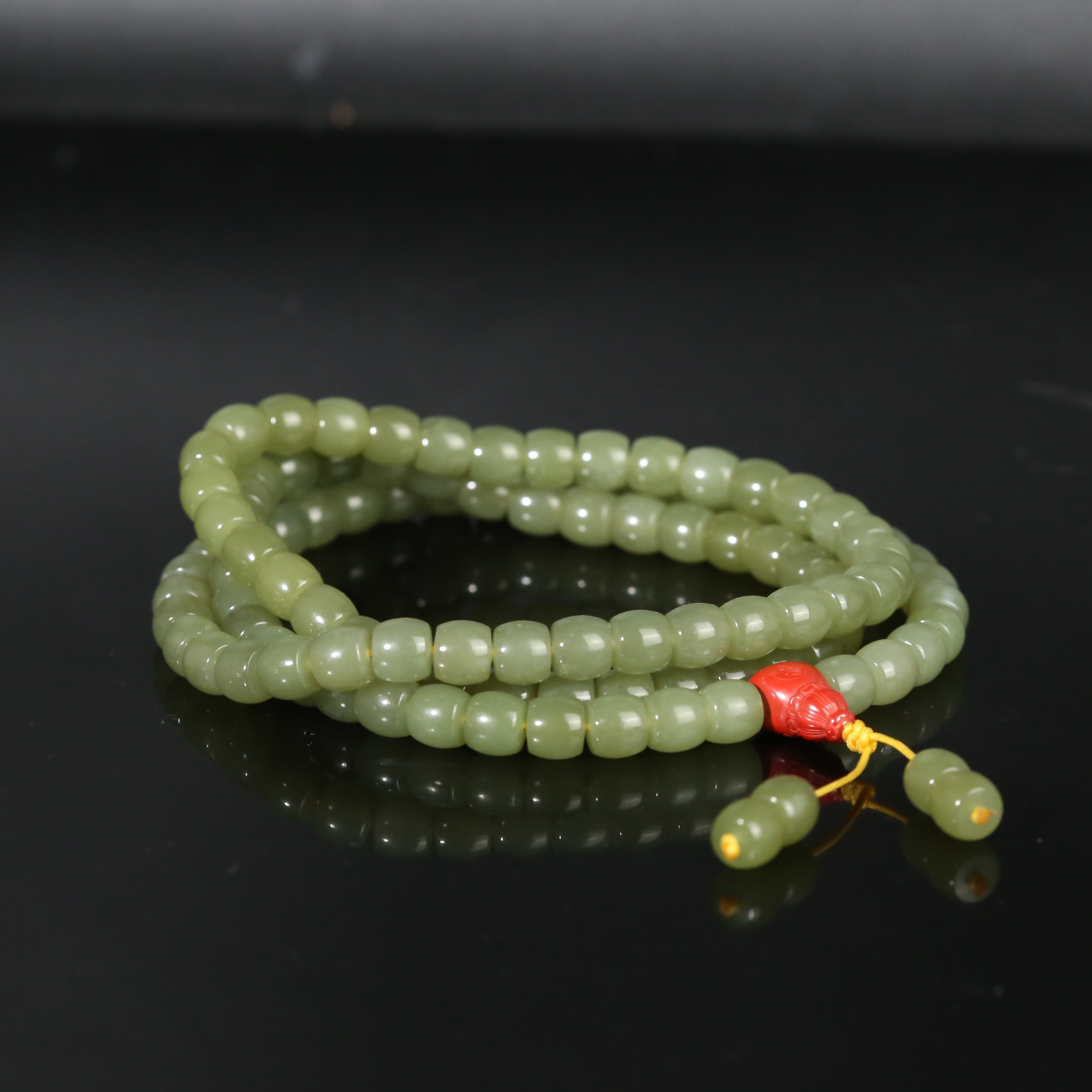 二十世纪和田玉桶珠108子ACZL2511052048