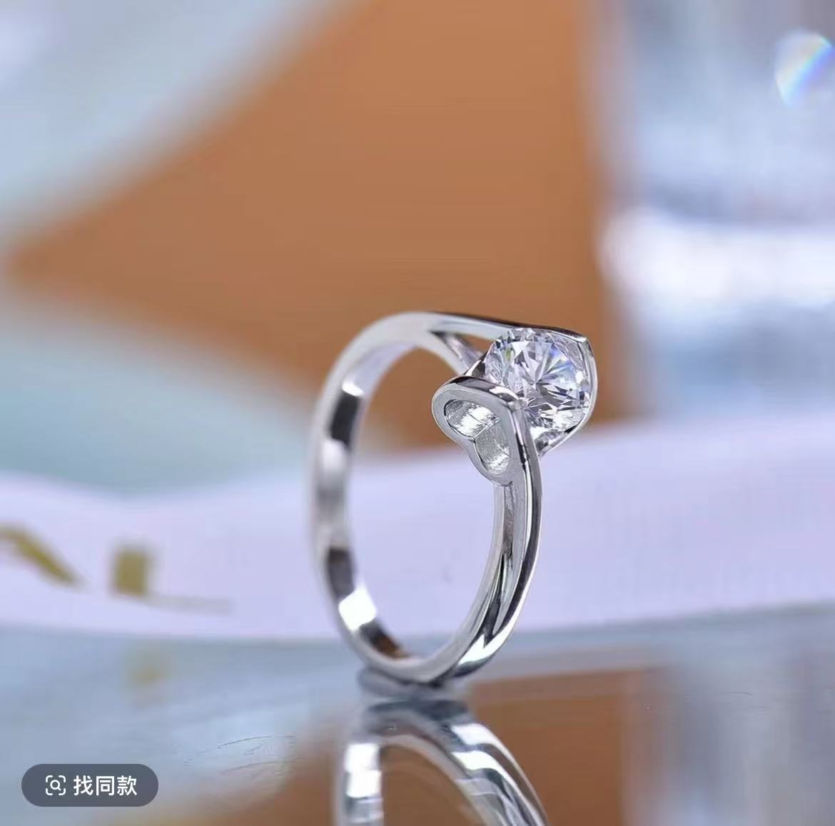 1.0CT 天使之吻女戒