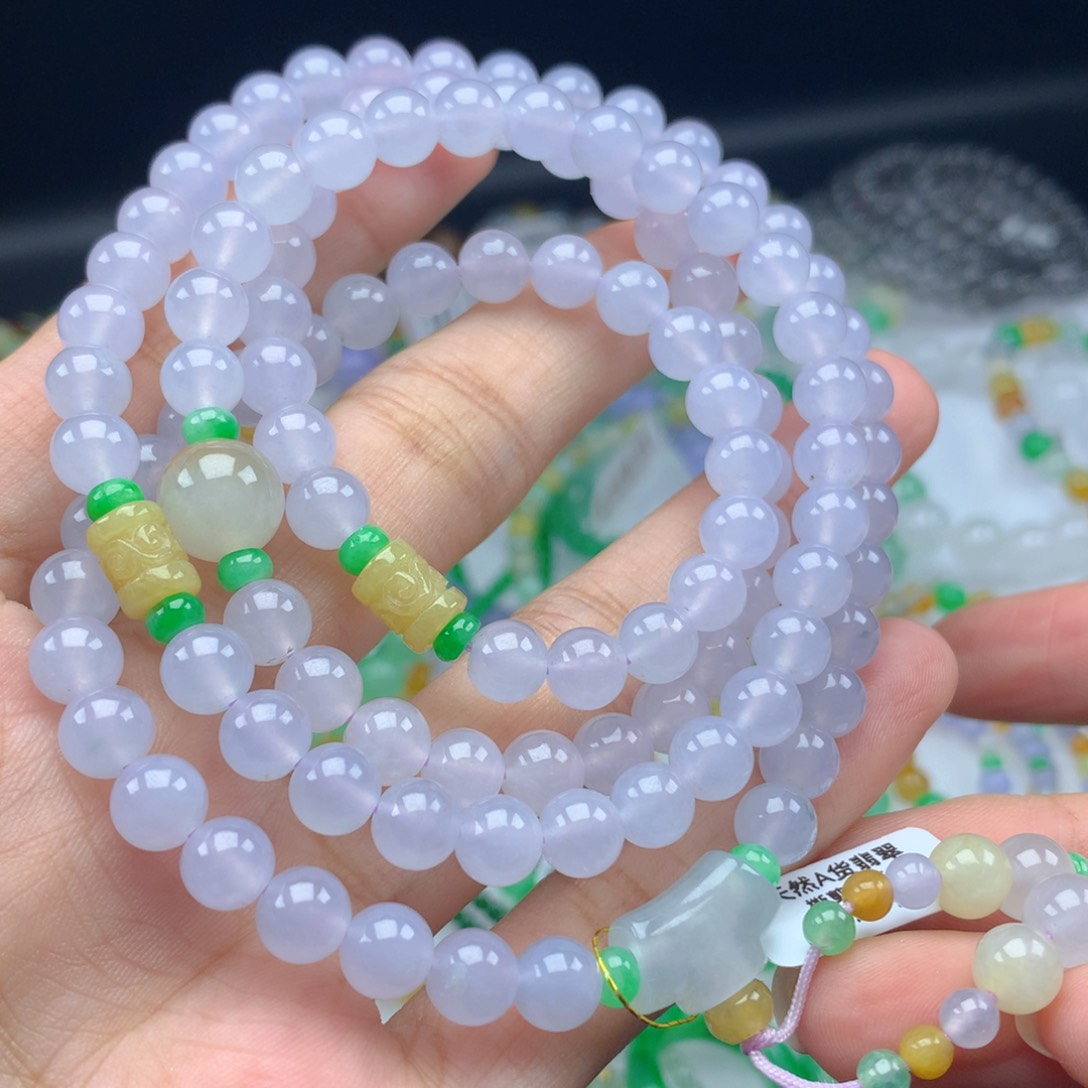 翡翠手链未镶嵌卡