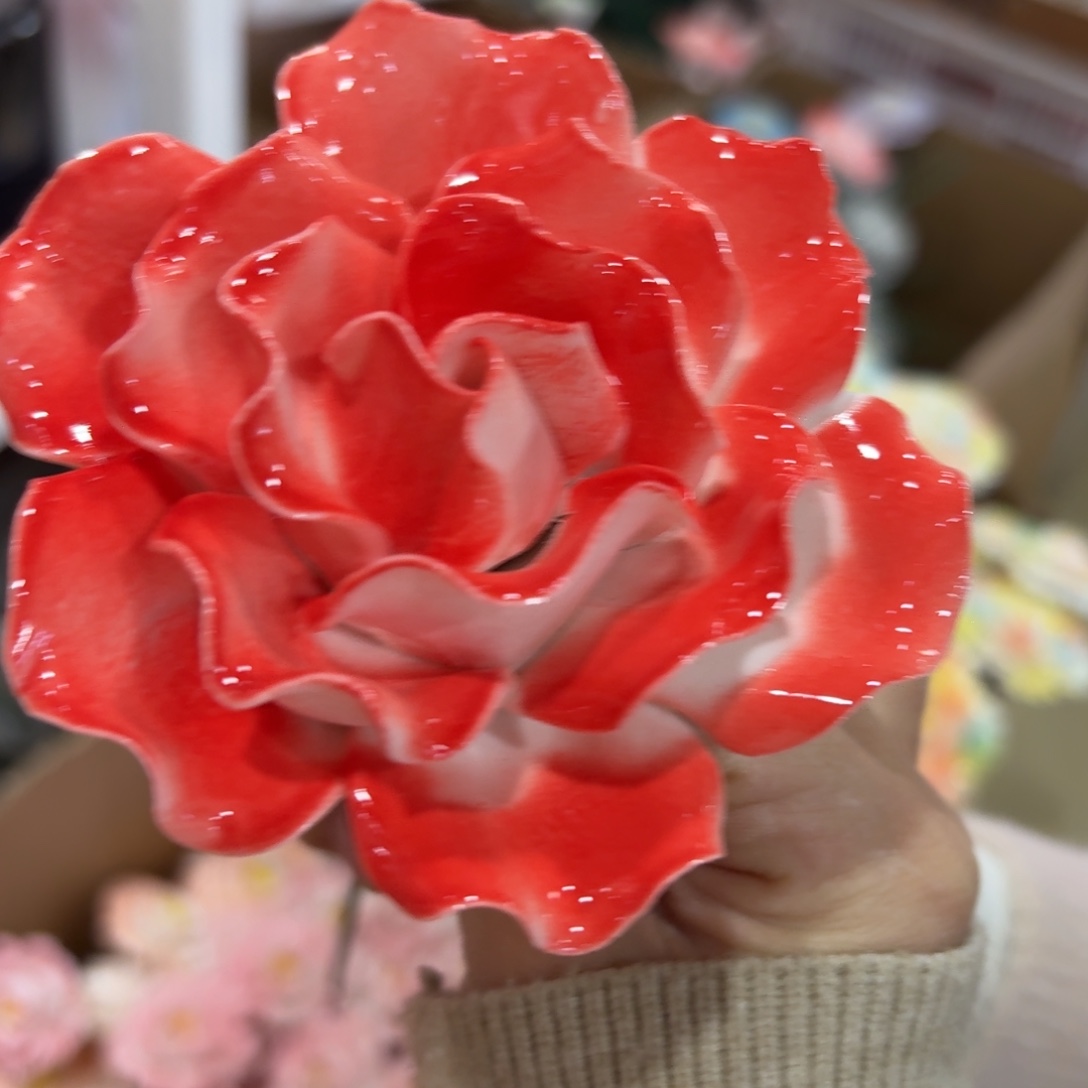 陶瓷花拍满20元发货退款拉黑