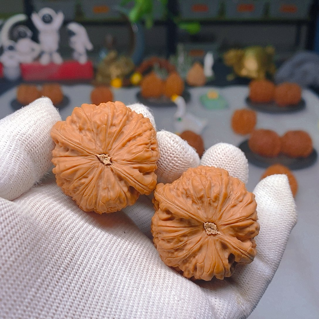 文玩核桃把件天花板平底锅金蝉子