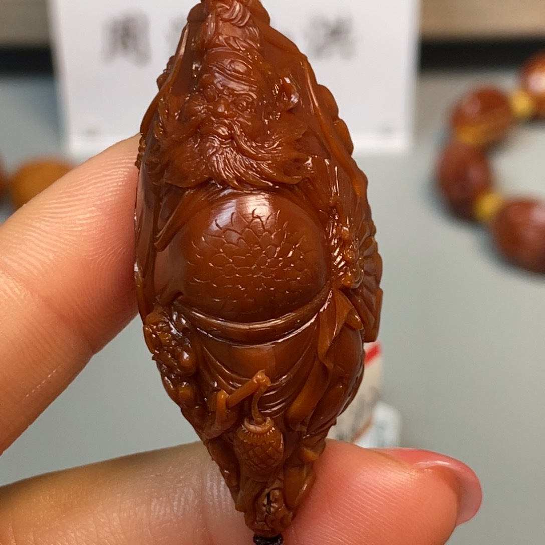 手串/手链橄榄核五鬼运财钟馗