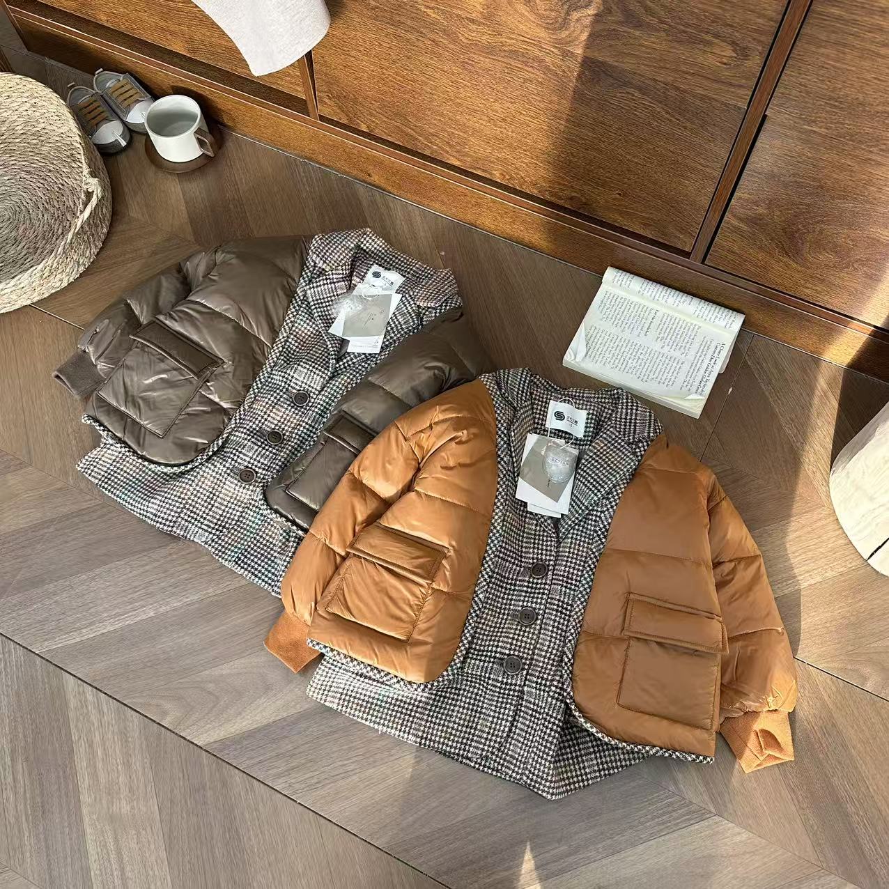 K481儿童潮流防寒服两件套