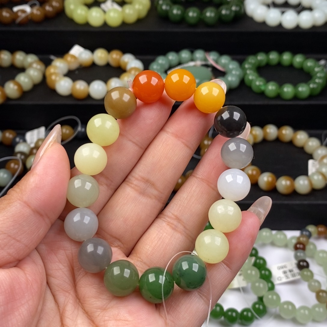 和田玉手串未镶嵌