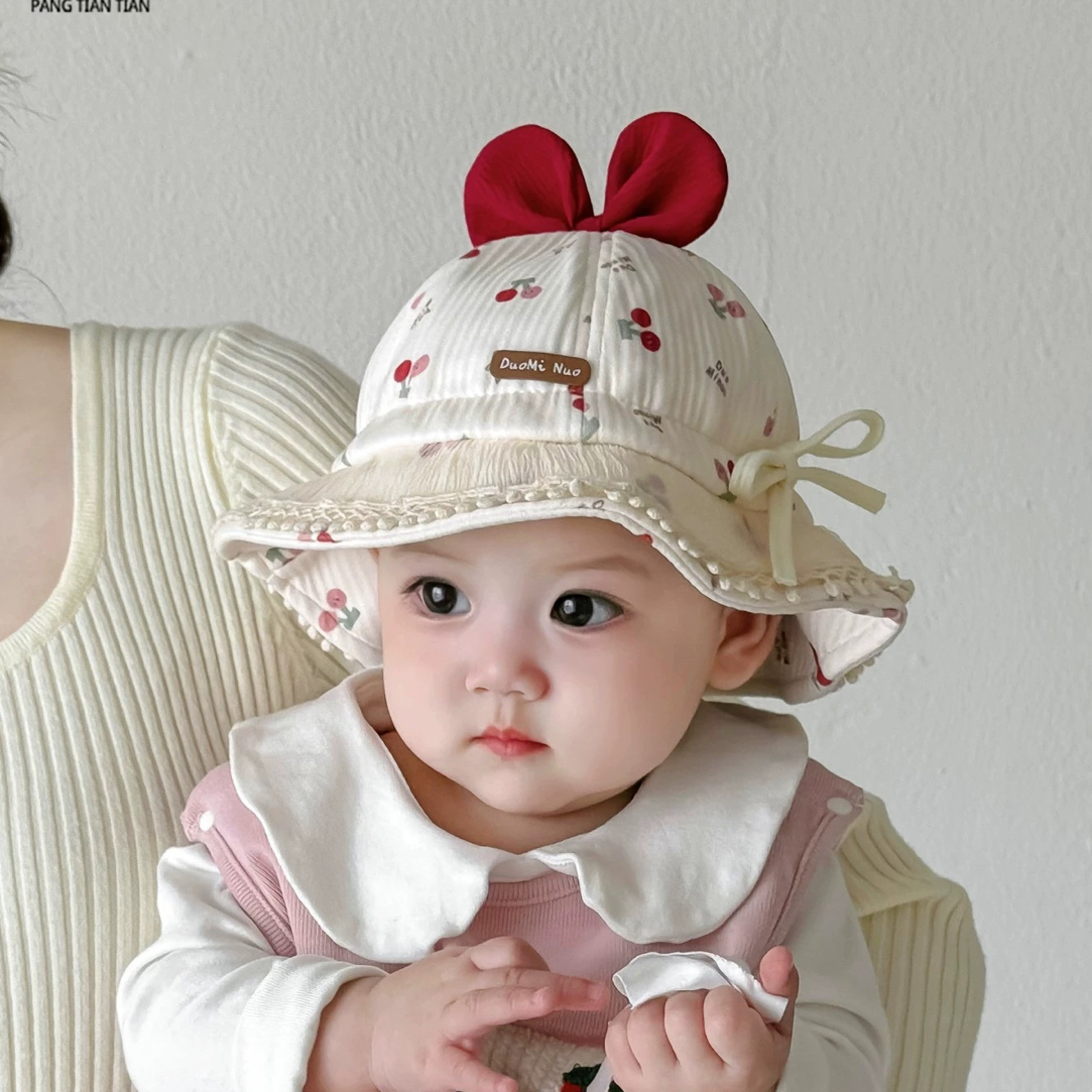婴儿帽子春秋季薄款宝宝男外出遮阳帽卡通鸭舌帽婴幼儿可调节冬季