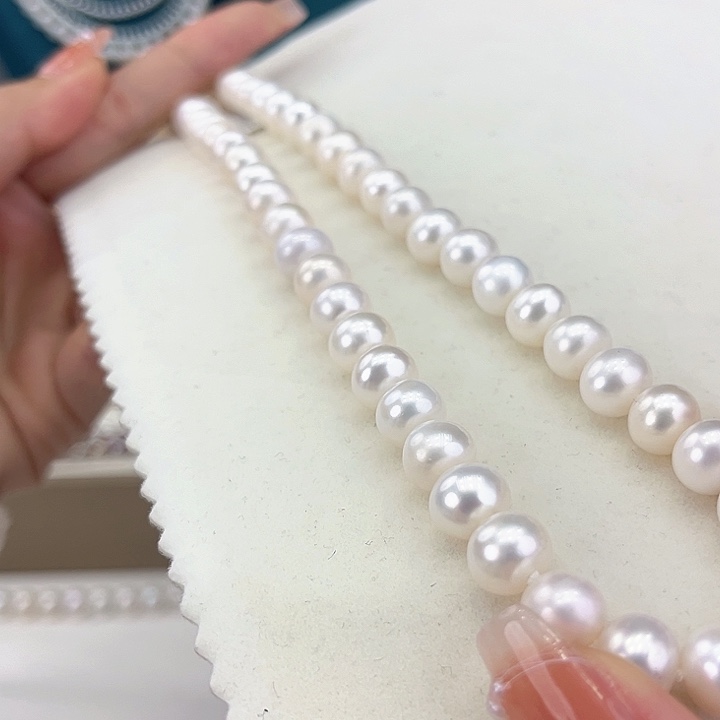 淡水珍珠颈饰未镶嵌9➕冷白
