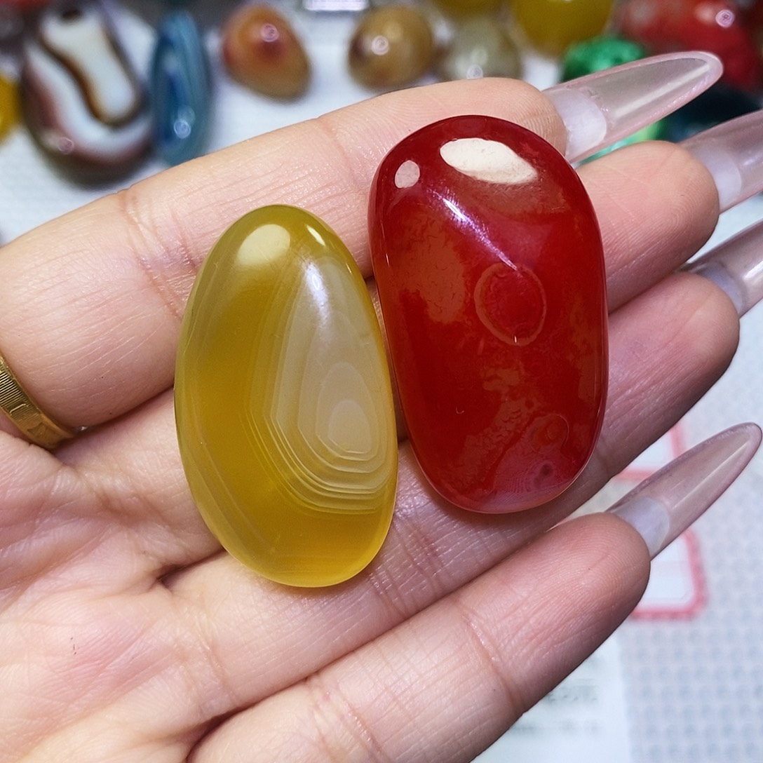 幽****玛瑙/玉髓未镶嵌珠宝奇石