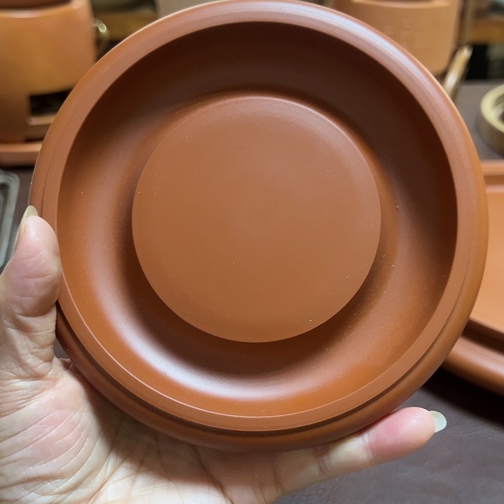 【闪购商品】朱泥壶承手工15cm