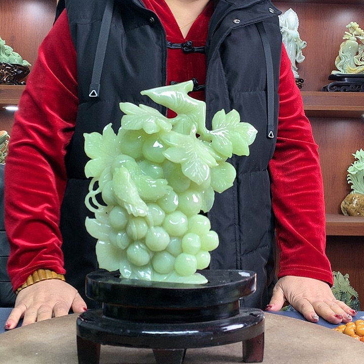 【闪购商品】蛇纹石玉（覆膜）珠宝奇石未镶嵌隆*迪