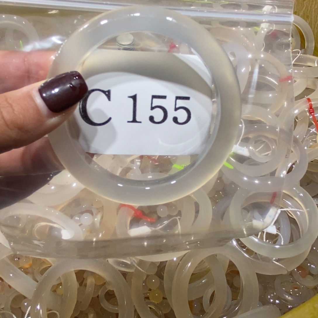 Q***茶玛瑙/玉髓未镶嵌手镯