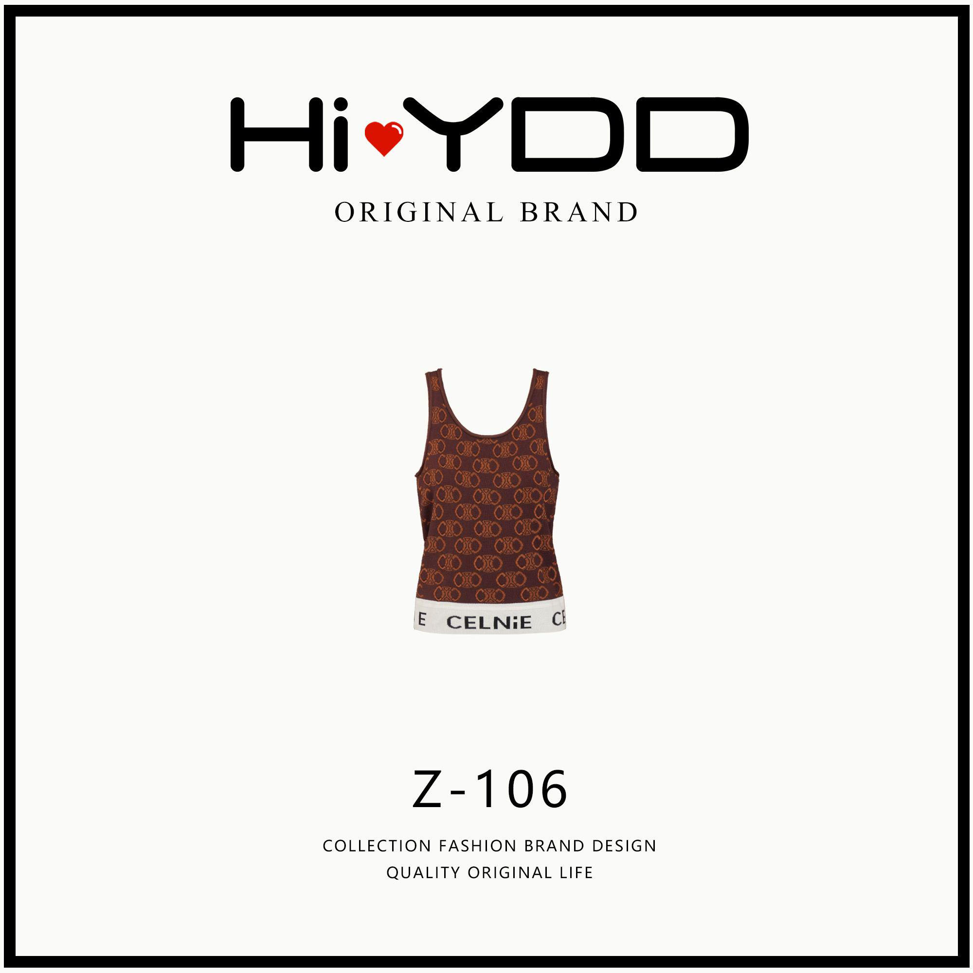 YDD•「Z-106」外穿提花显瘦运动休闲女无袖内搭针织吊带背心CY-012