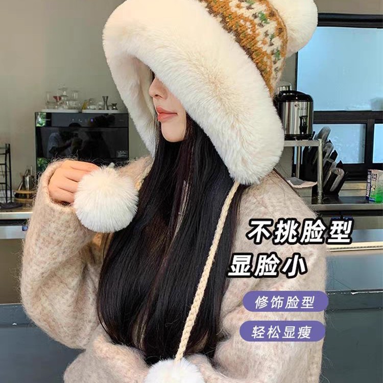 （毛巾）（浴巾）帽子女保暖【背背背背背