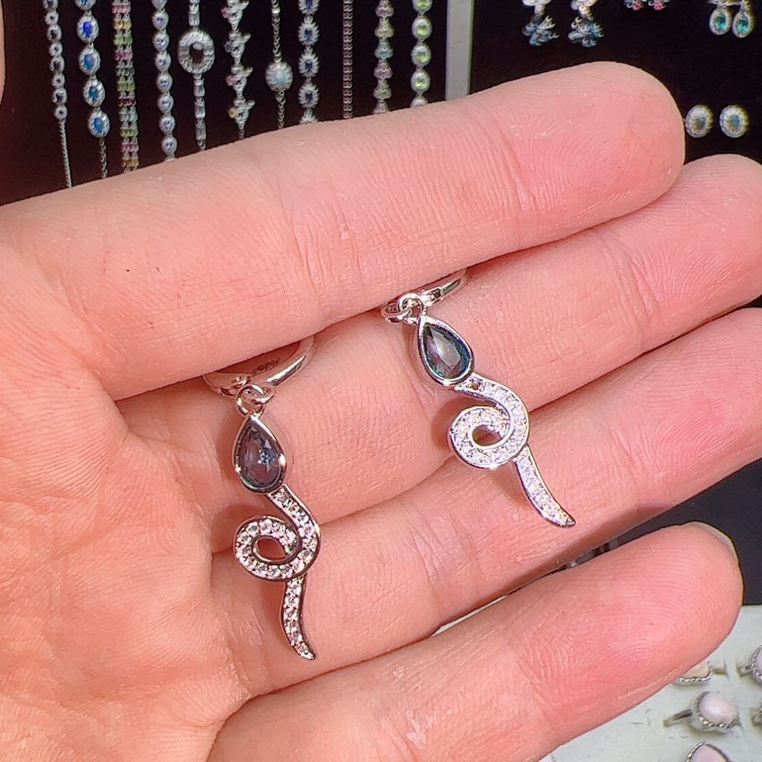 紫晶珠宝半成品银S925镶嵌