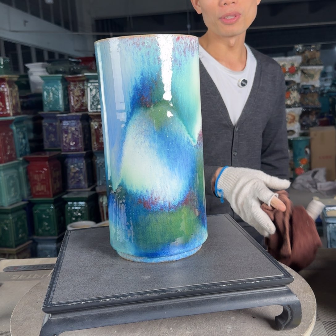 一风堂石湾花盆。