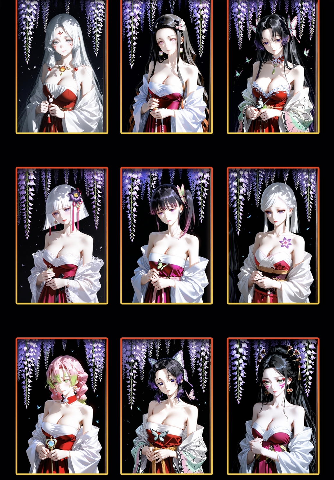 【炎潮文创】【鬼灭之刃】二创动漫全系列亚克力工艺收藏色纸潮玩盲盒