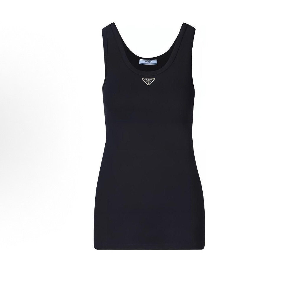 全新未使用 Prada/普拉达 san0461/PRADA/普拉达/纯色背心/尺码M