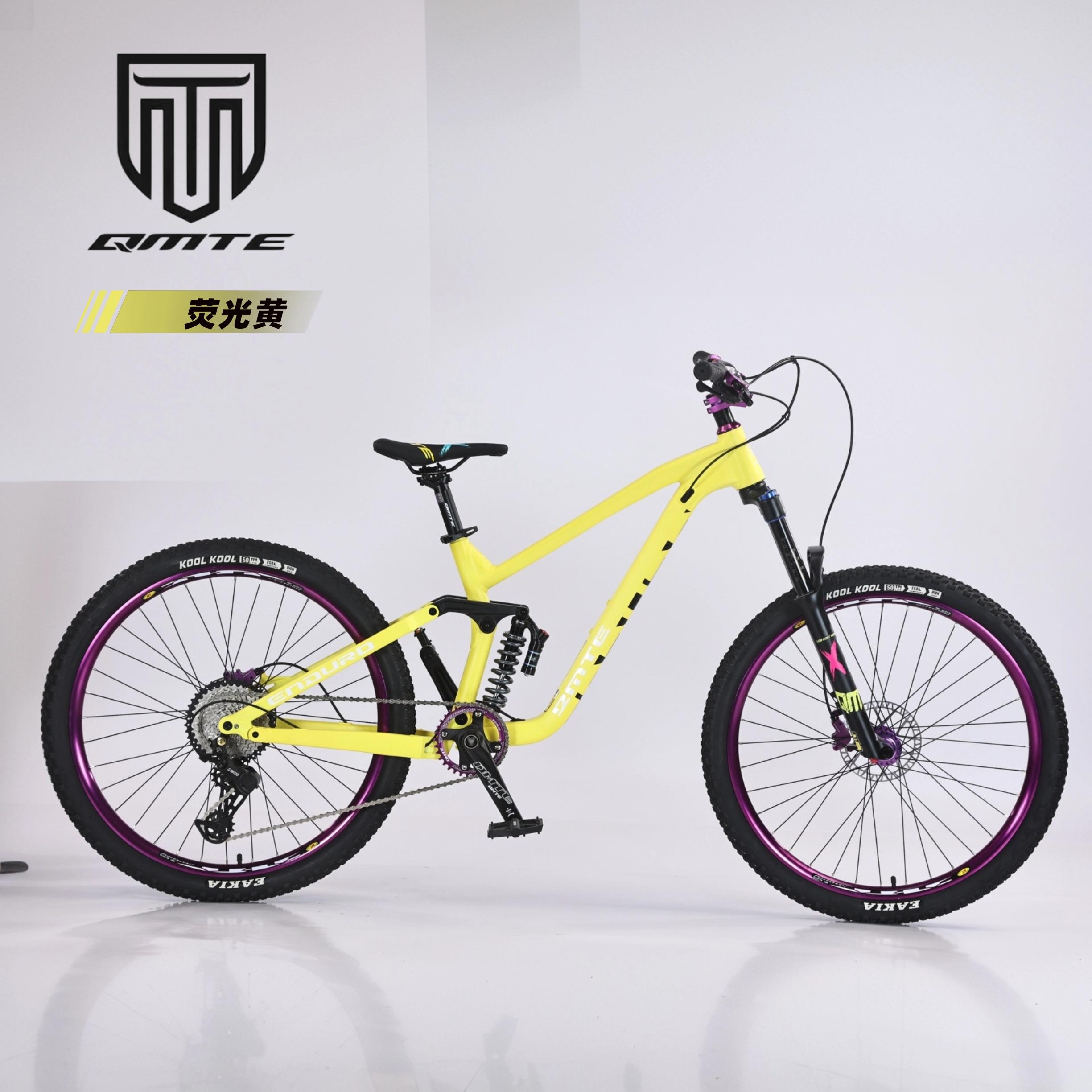 犀牛Endur单车成人气压前叉弹簧后胆十二速响山地越野自行车