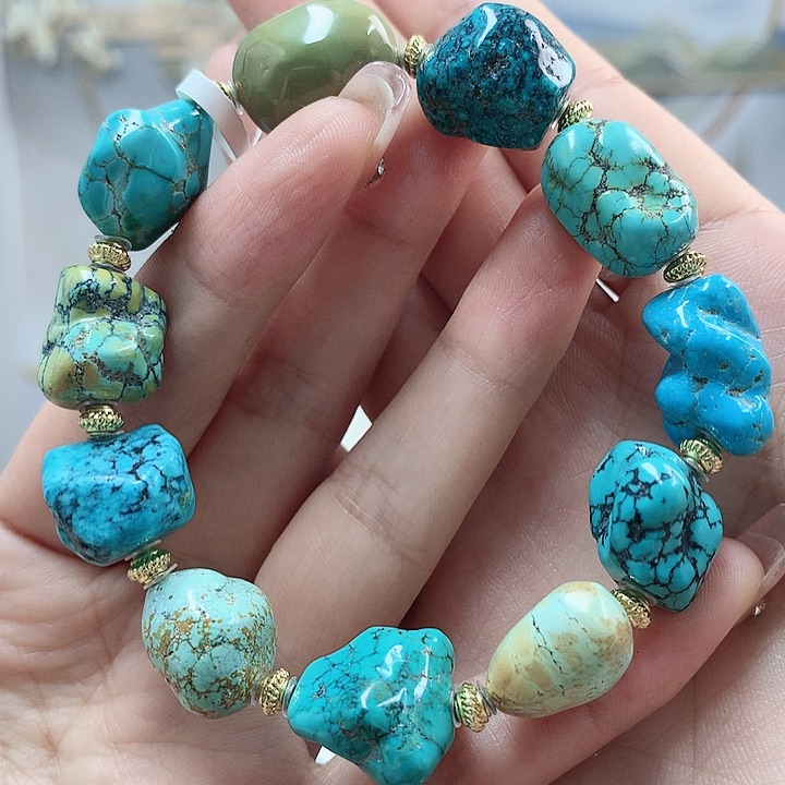 绿松石珠宝奇石未镶嵌